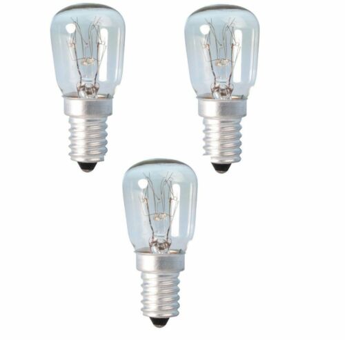 3 X Indesit CDA fridge freezer 15w light bulb e14 lamp