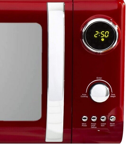 Microwave 20L Digital Timer 5 Power Setting 800W Red