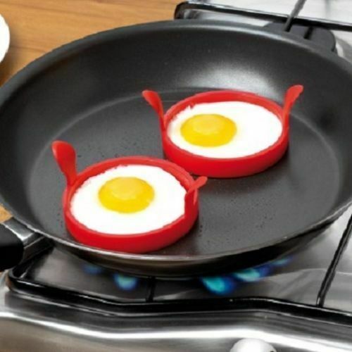 2 x Silicone Egg Frying Rings Fry Mould