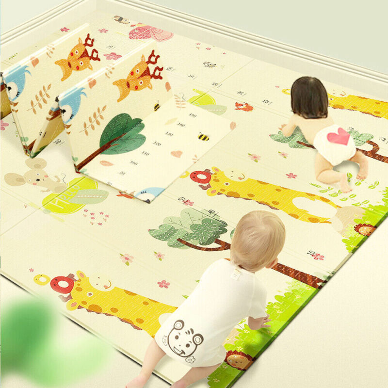 Play Mat 2 Side Baby Kids Soft Blanket Folding - Cints and Home