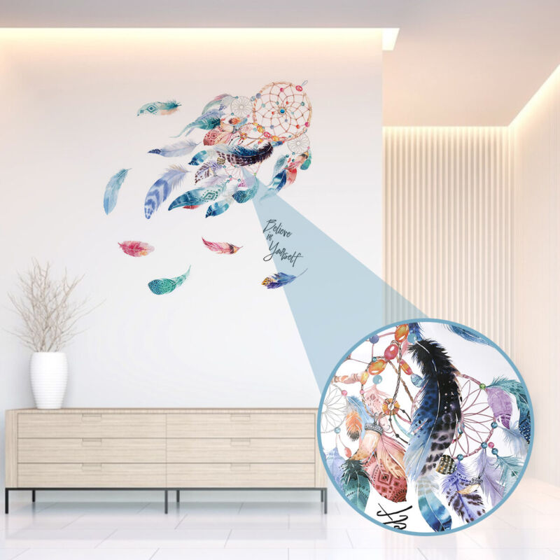 Wall Art Stickers Dream Catcher Home Bedroom Living Room - Cints and Home
