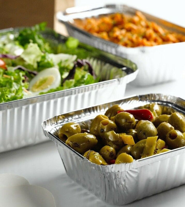 Aluminium Foil Food Containers With Lids Takeaway Home