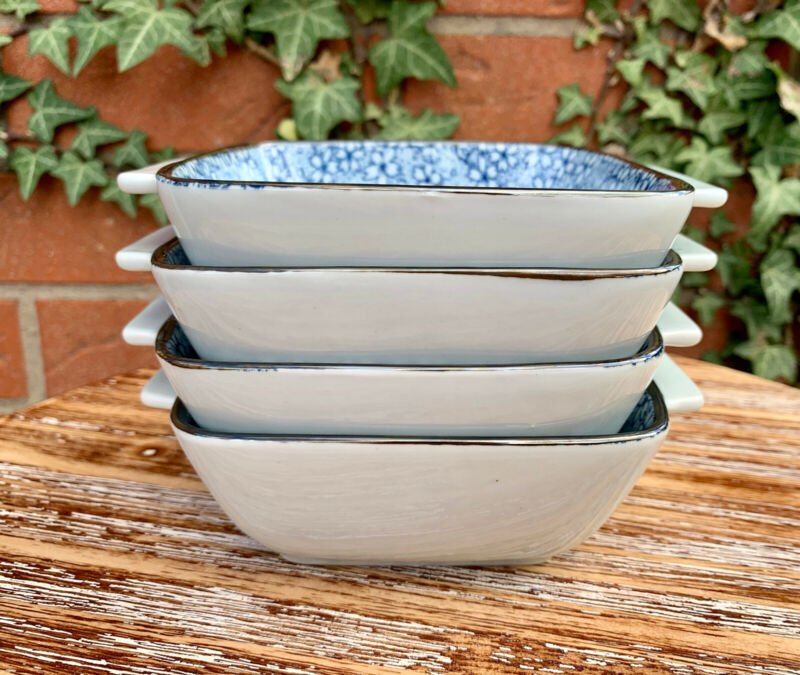 Japanese Blue Crockery Sets Ceramic Dishes