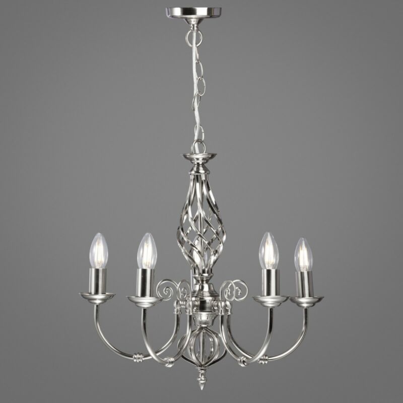 Barley Twist 5 Light Ceiling Pendant - Cints and Home