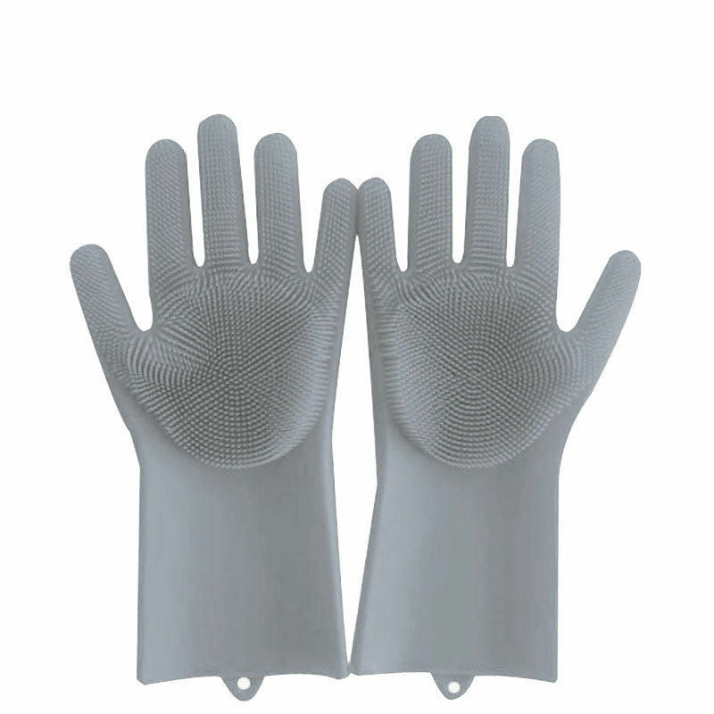 Magic Silicone Rubber Dish Washing Glove - Cints and Home