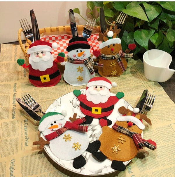 Christmas Cutlery Holders