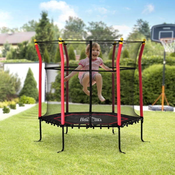 5.2FT Kids Trampoline With Enclosure