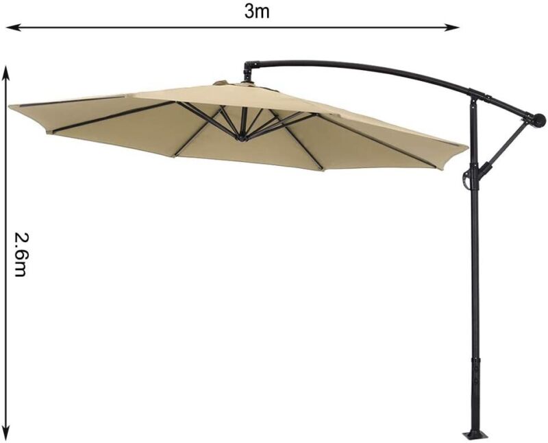 3 M garden parasol umbrella sun shade