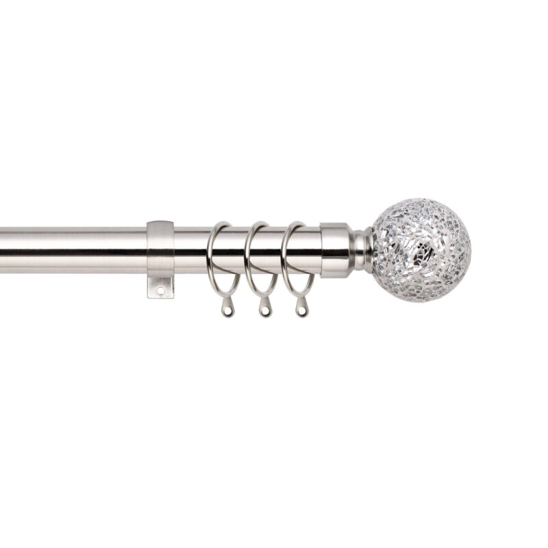Extendable Metal Curtain Pole Includes Superior
