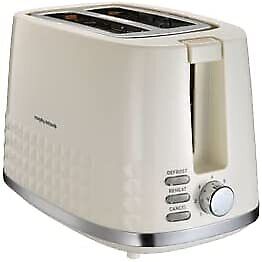 Morphy Richards 220022 Dimensions 2 Slice Toaster in Cream