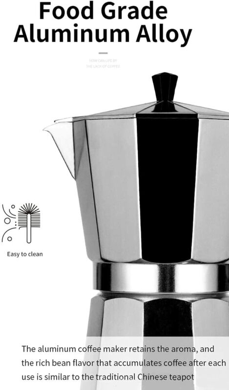 Tradition Italian MOKA Coffee Pot Maker Filter