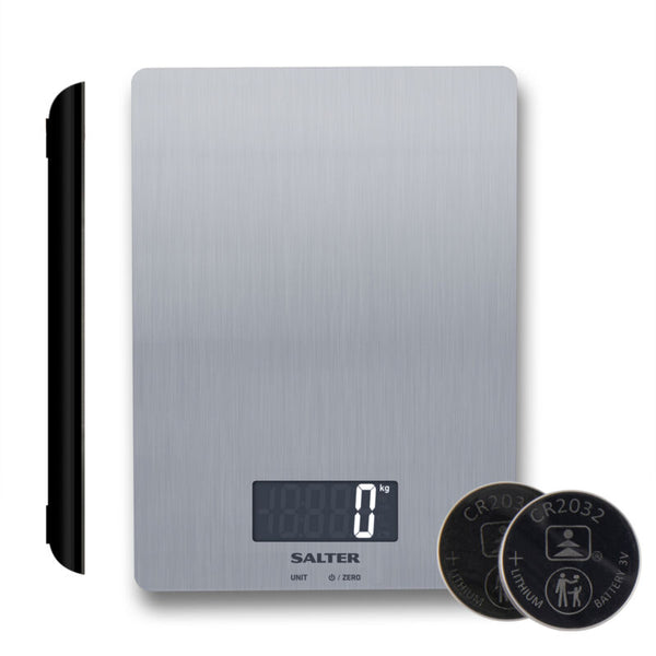Salter Digital Kitchen Scale Brushed Stainless Steel
