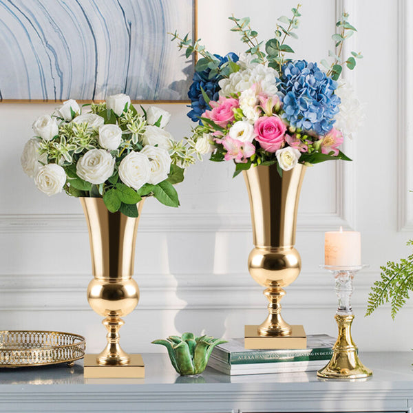 Golden Iron Luxury Flower Vase