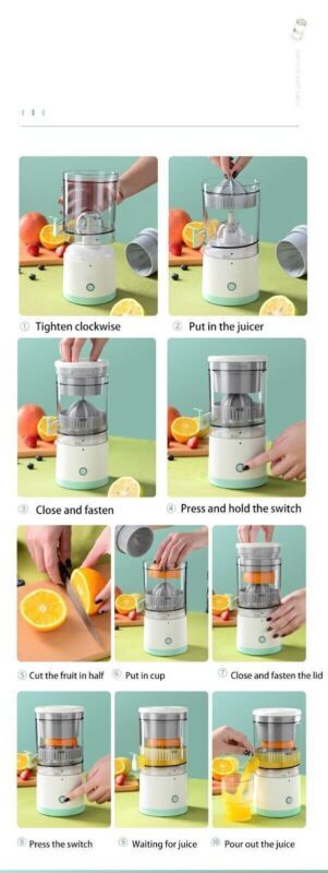 Electric Juice Presser Juicer Blender Squeezer Lemon