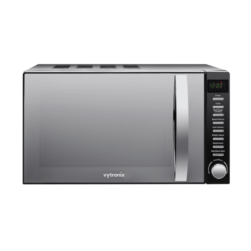 800W Digital Microwave Oven 5 Power Levels 20L Black