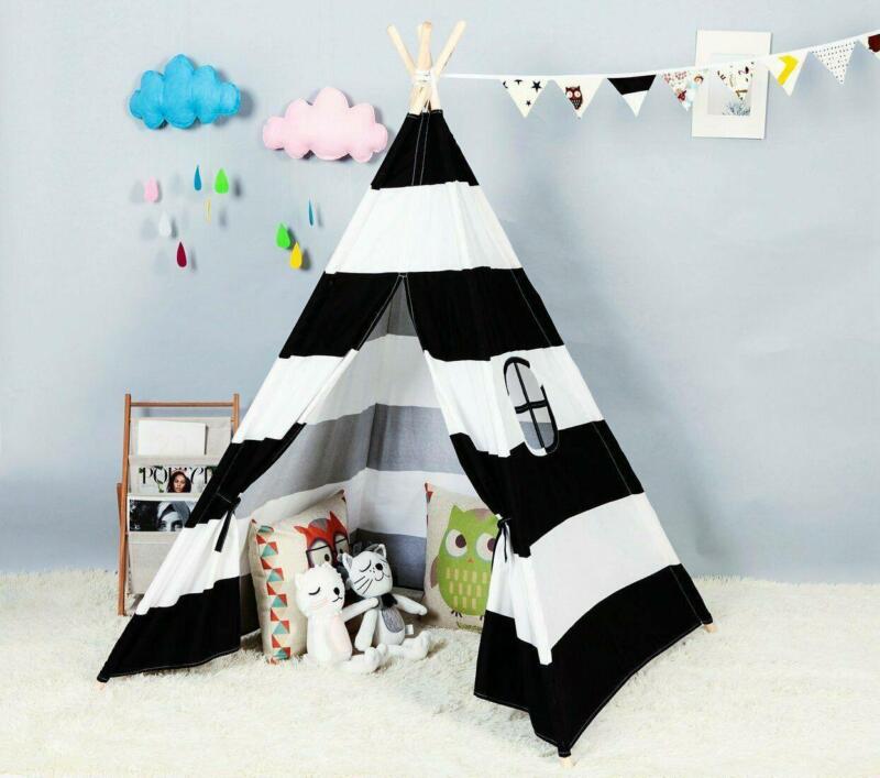 165cm Height Canvas Child Kids Indian Tent Teepee - Cints and Home