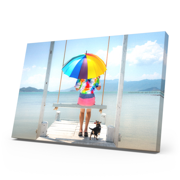 Personalised Canvas Print Your Photo Pictures Framed Wall Hanging - Cints and Home