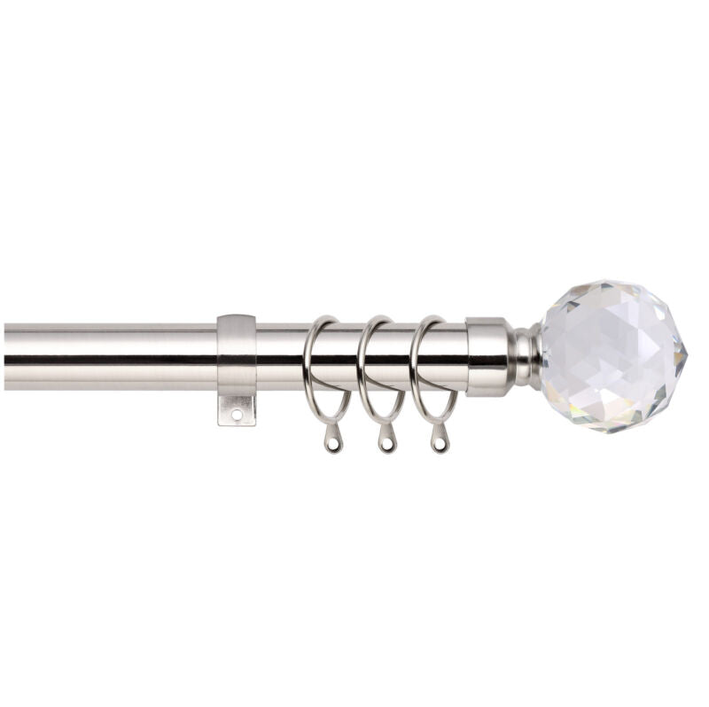 Extendable Metal Curtain Pole Includes Superior
