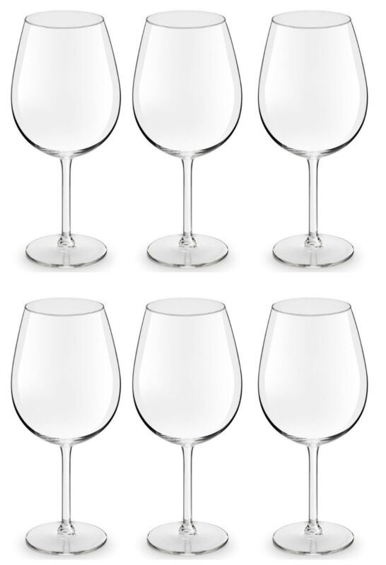 Large Crystal Red Wine glasses 730ml Set of 2 or Box of 6