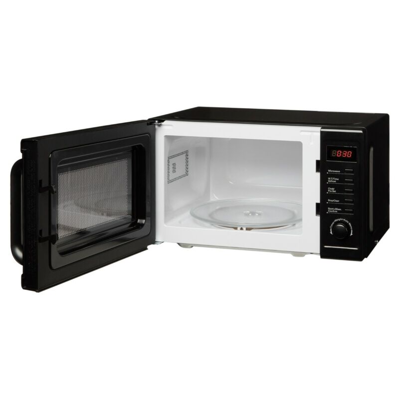 Digital Microwave in Black, 20L 800W Freestanding