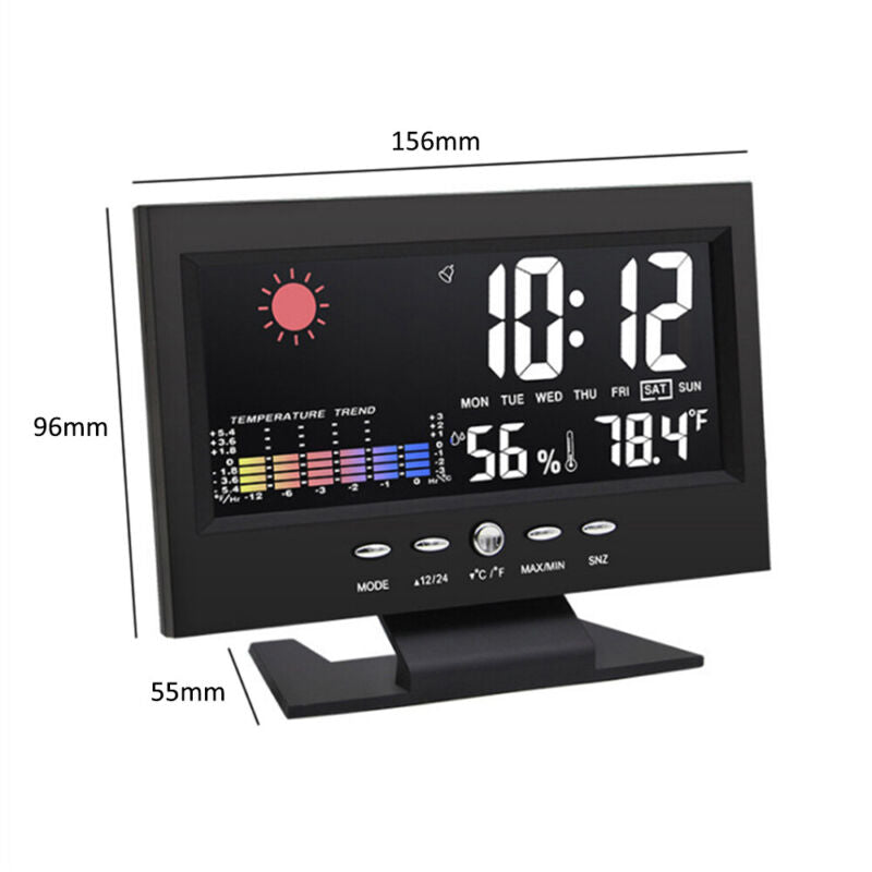 LED Digital Alarm Clock Snooze Calendar - Cints and Home