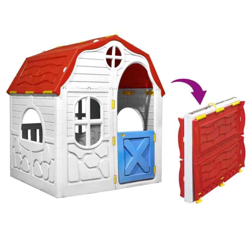Kids Portable Foldable Playhouse with Working Door - Cints and Home