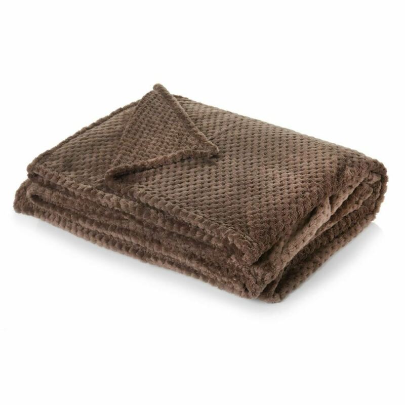Luxury Honeycomb Mink Throw - Cints and Home