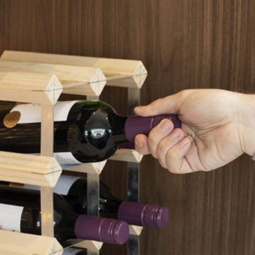Traditional Wine Rack Fully Assembled Natural Pine