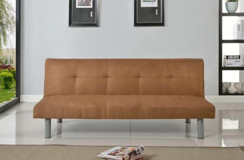 Faux Suede Canterbury Fabric Sofa Bed 3 Seater