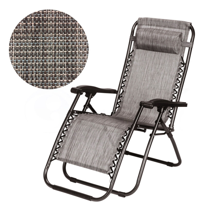 2X Zero Gravity Recliner Outdoor Folding Reclining - Cints and Home