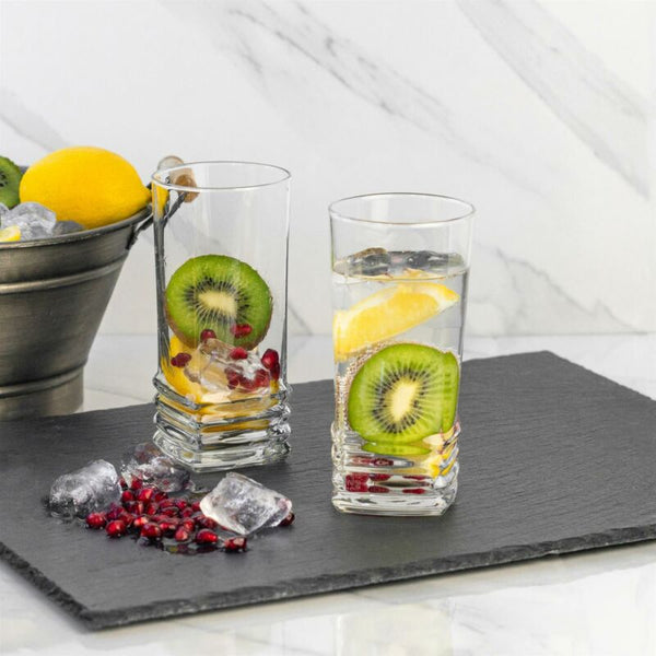LAV 6x Elegan Highball Glasses Water Juice Cocktail