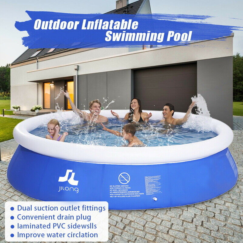 10ft Large Family Swimming Pool Outdoor Summer