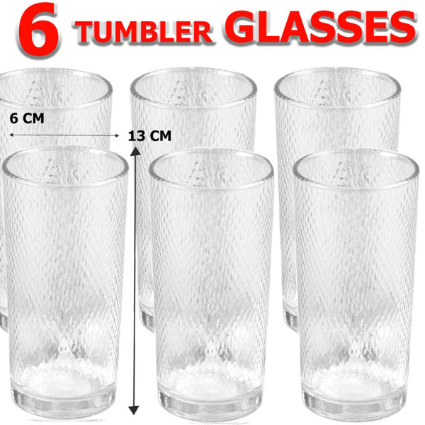 Hi Ball Glasses Water Juice Highball Drinking Tumbler