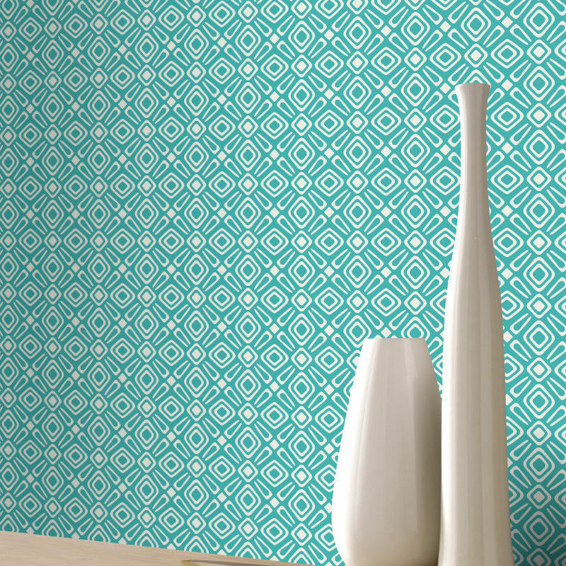 Luxury Retro 3D Geometric Wallpaper - Cints and Home