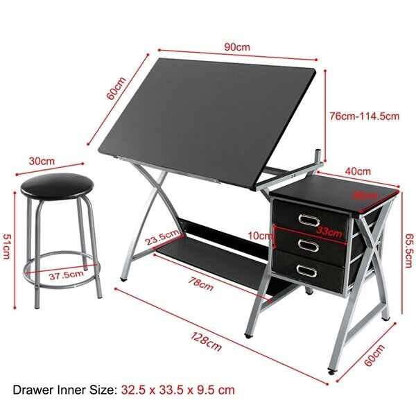 Drawing Table Adjustable Drafting Table