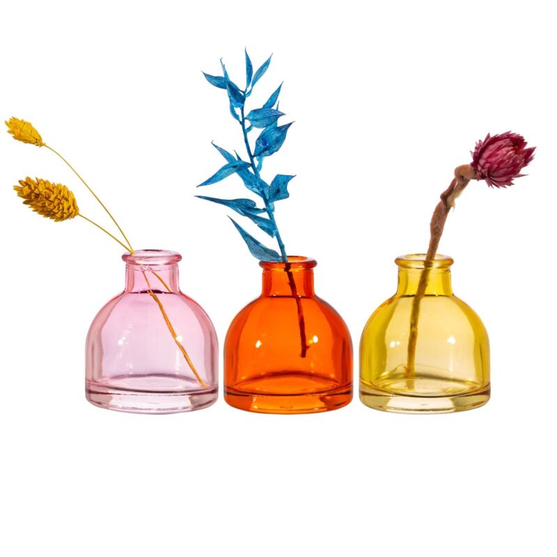 Sass & Belle Set of 3 Glass Bud Vases Flower