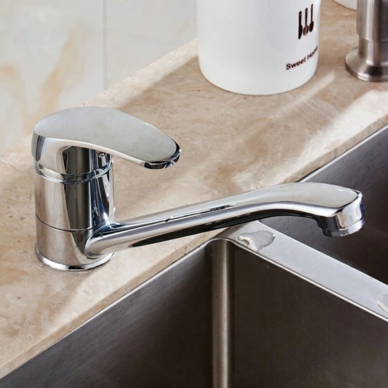 Modern Kitchen Sink Mixer Tap Single Lever Swivel - Cints and Home