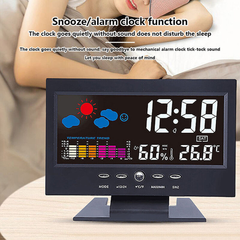 LED Digital Alarm Clock Snooze Calendar - Cints and Home