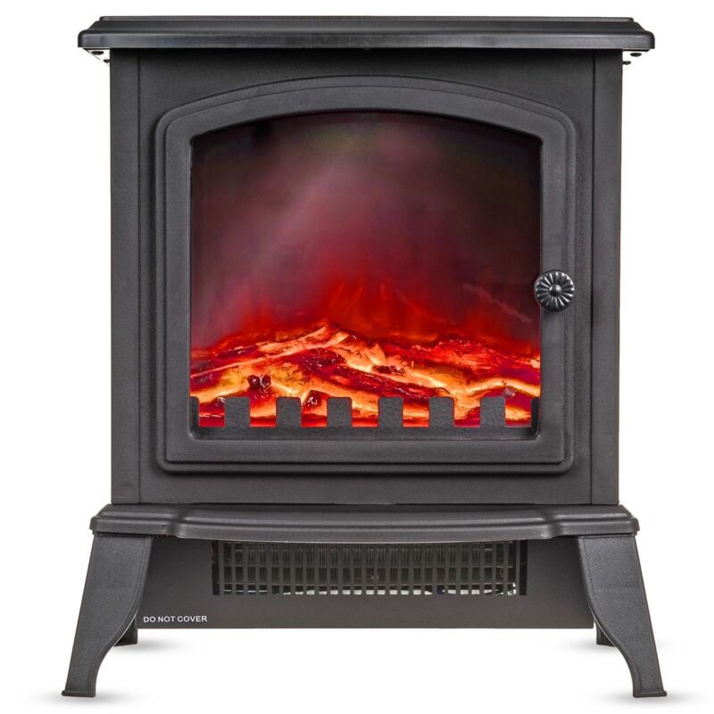 Modern Log Burning Effect Electric Fireplace - Cints and Home