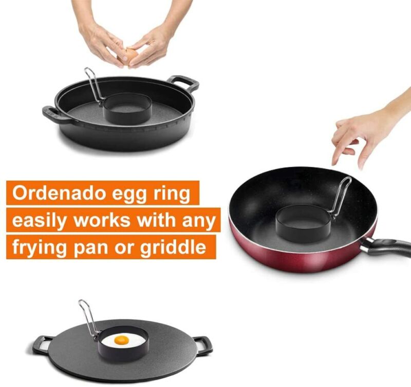 Non Stick Egg Rings Cooking Ring Pancake Mould
