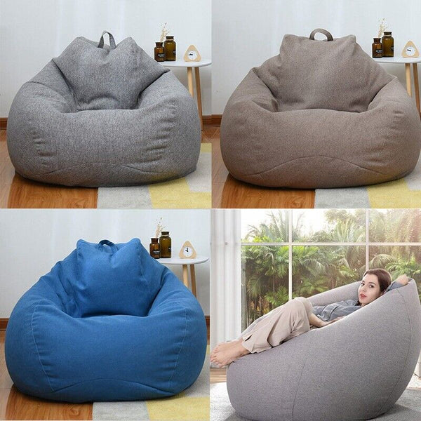 Large Bean Bag Cover Chair Sofa Couch Adults