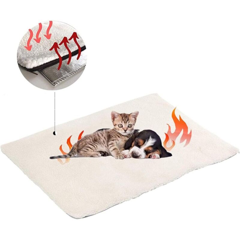 Self heating pet blanket pad pet bed