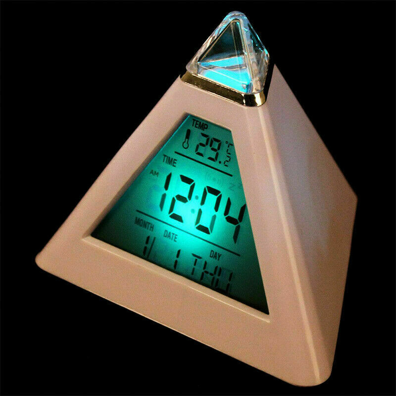 Student Wake Up Alarm Clock Digital LED Thermometer Night Light for Kids Bedroom - Cints and Home
