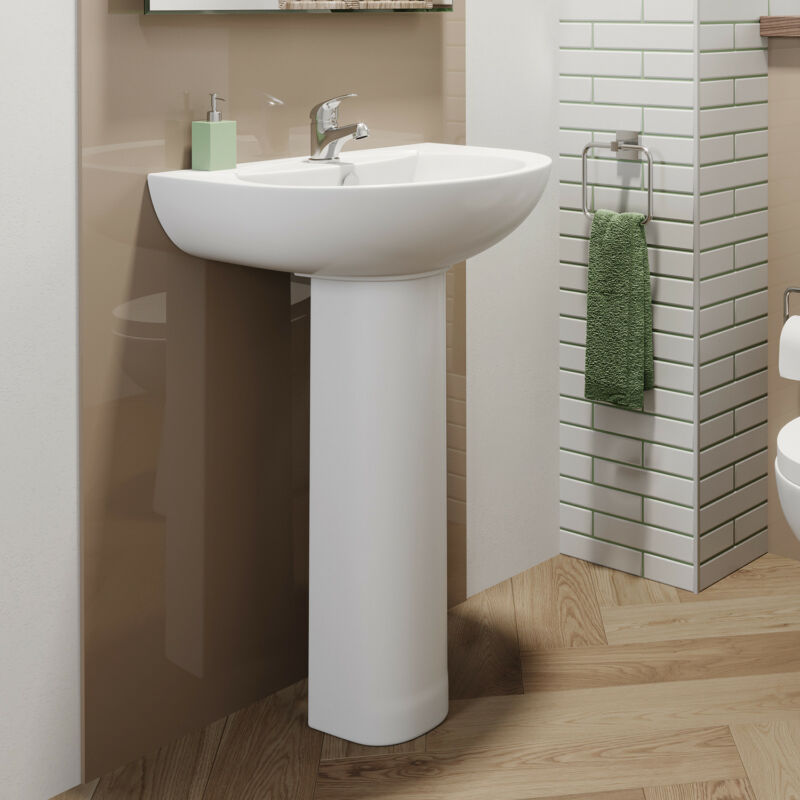 Single Pedestal Bathroom Tap - Cints and Home