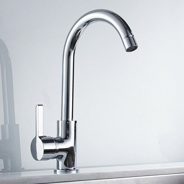 Kitchen Sink Mixer Taps Swivel Spout Single Lever - Cints and Home