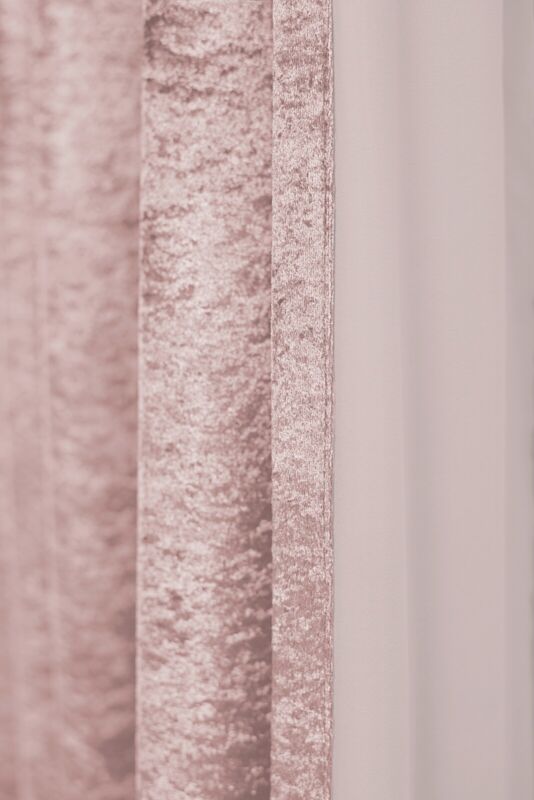 Crushed Velvet Curtains Luxury Thick Pair Ready