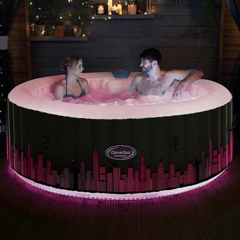 1.8m 4 Person Round Inflatable hot tub - Cints and Home