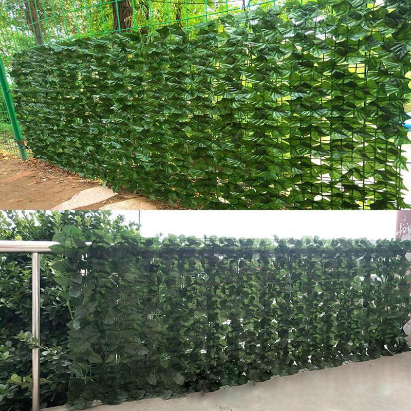 3M Artificial Hedge Ivy Leaf Garden Fence Roll