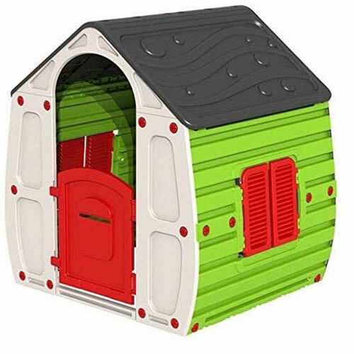 CHILDREN MAGICAL PLAYHOUSE KIDS PLAYHOUSE OUTDOOR PLASTIC - Cints and Home