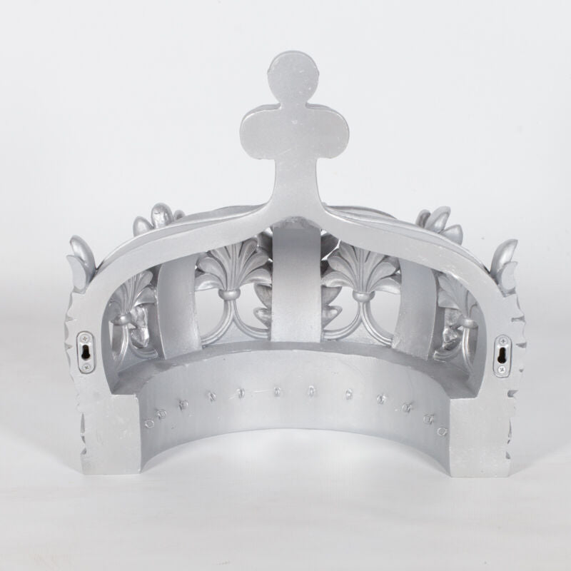 FRENCH ANTIQUE STYLE SILVER CROWN - Cints and Home